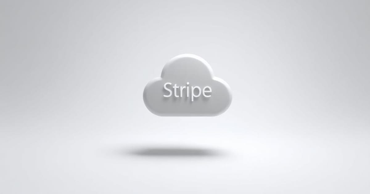 Ilustración de un agente de IA interactuando con servidores en la nube y la pasarela de pagos de Stripe