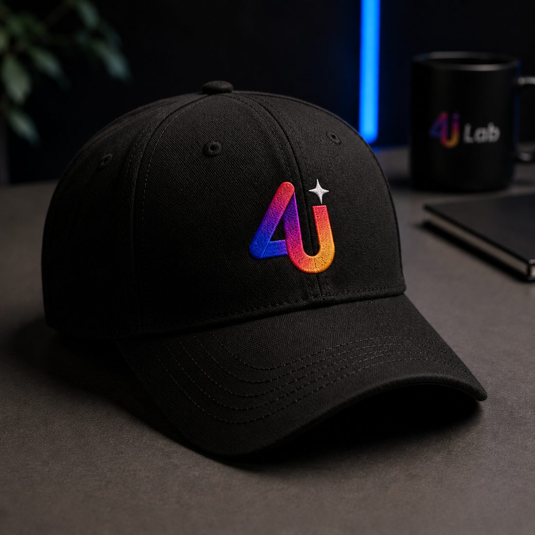 Gorra 4U Lab bordada