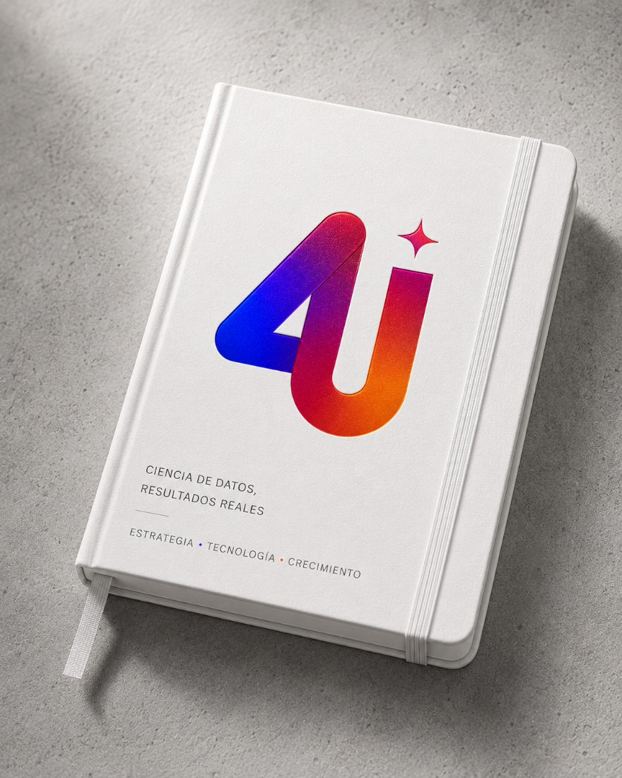 Libreta 4U Lab con monograma