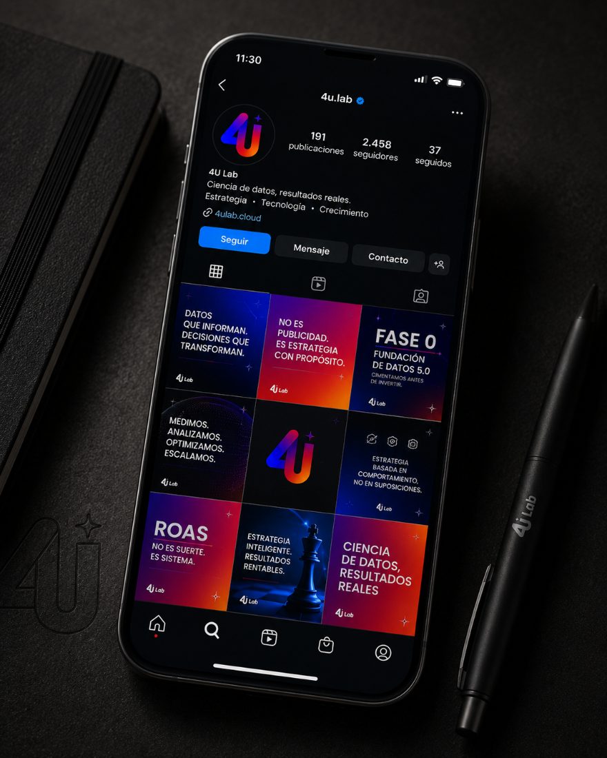 App 4U Lab en iPhone real