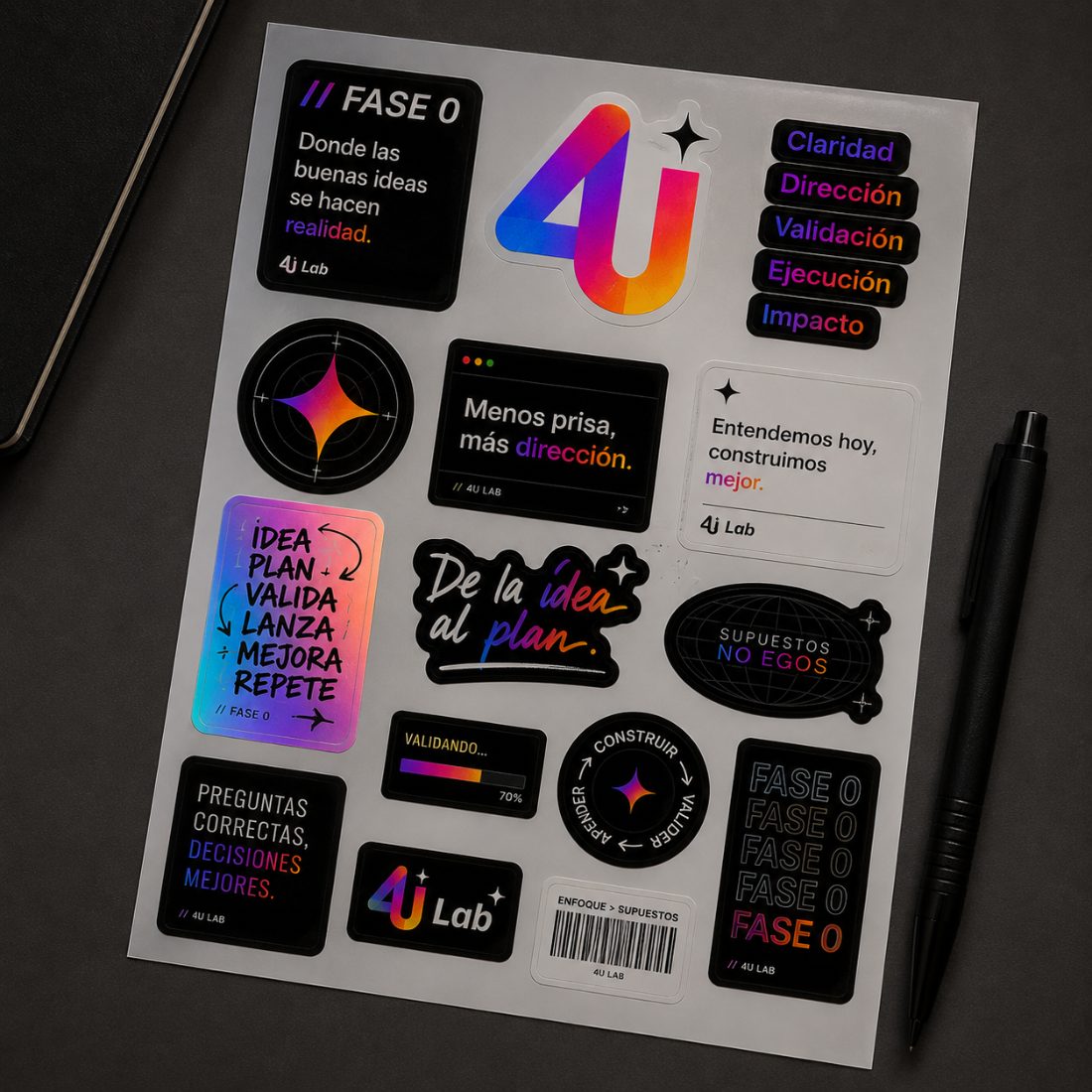 Sticker pack 4U Lab