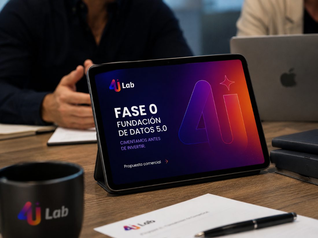 Propuesta Fase 0 en tablet, sesión de reunión